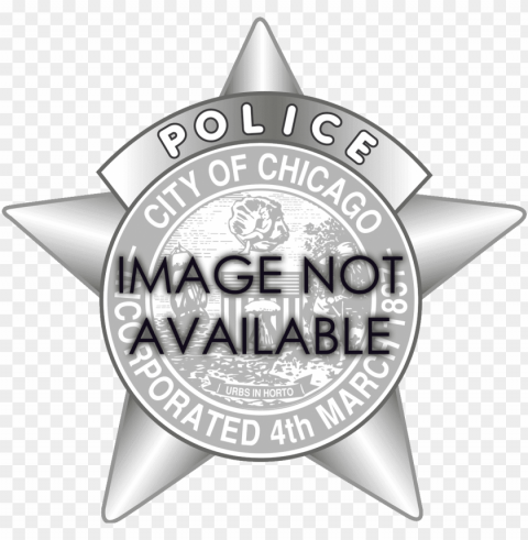 chicago police investigator star - chicago police department roblox PNG transparent graphic