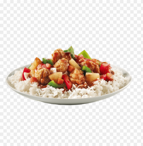 chicken fried rice plate PNG Graphic Isolated with Transparency