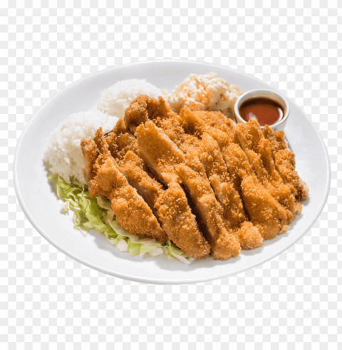 Chicken Fried Rice Plate PNG Photos With Clear Backgrounds