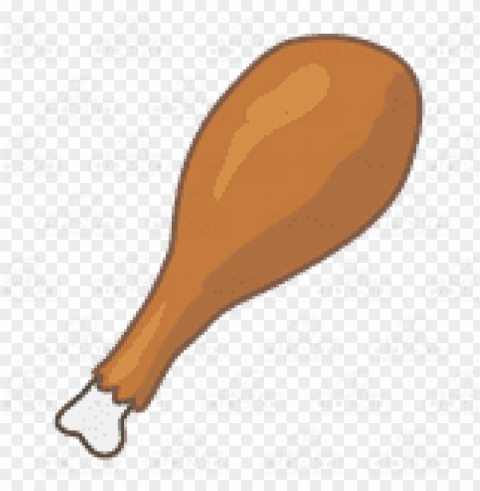 chicken leg PNG images with transparent elements pack