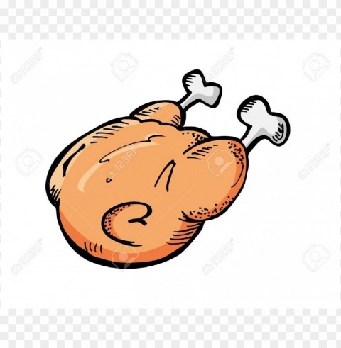 chicken meat clipart Alpha channel transparent PNG