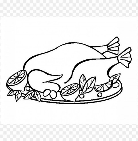 chicken meat coloring page PNG files with transparent backdrop complete bundle