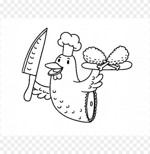 chicken meat coloring page PNG files with transparent canvas extensive assortment