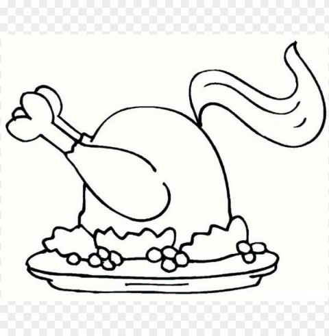 chicken meat coloring page PNG for personal use