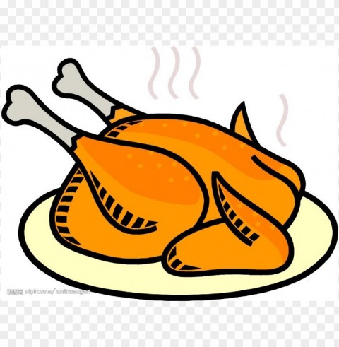 chicken meat drawing Isolated Character in Transparent PNG Format