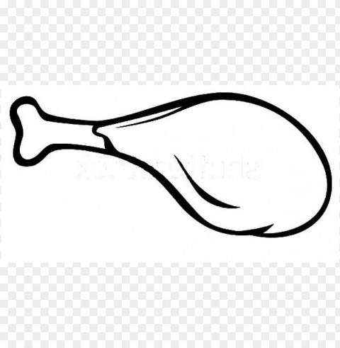 chicken meat drawing Isolated Design Element in Clear Transparent PNG