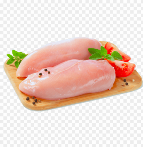 chicken meat Isolated Character on Transparent PNG