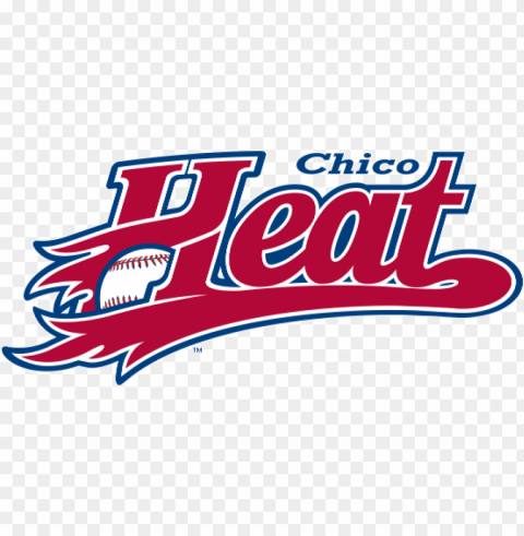 chico heat baseball logo Isolated Artwork on Clear Transparent PNG