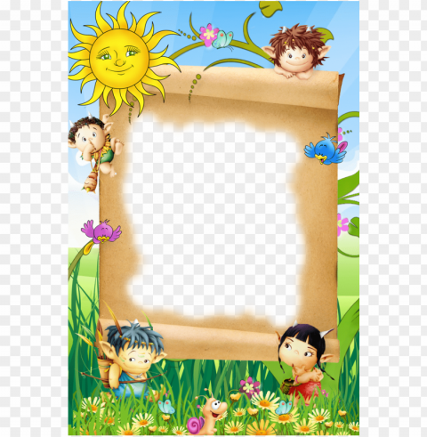 children borders and frames PNG Isolated Illustration with Clarity