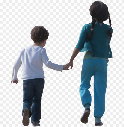 children holding hands and - children PNG high resolution free