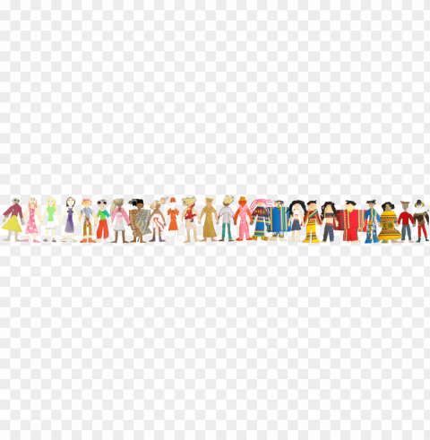 children holding hands Transparent PNG Isolated Graphic Detail