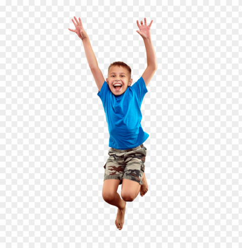 children jumping PNG without background