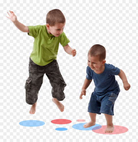 children jumping PNG Image Isolated with Clear Background
