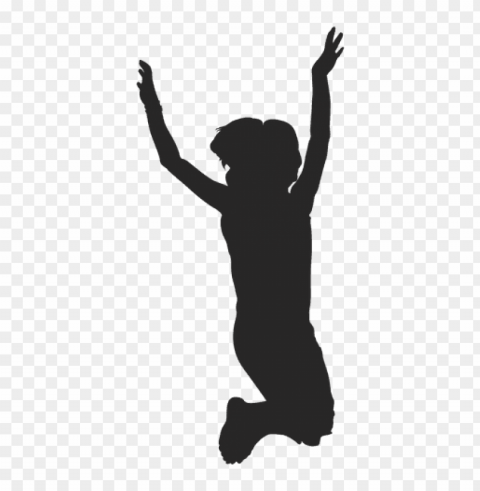 children playing silhouette PNG images transparent pack