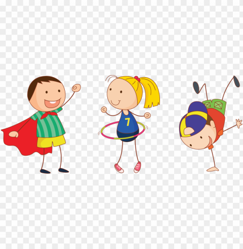 children clipart PNG for educational use