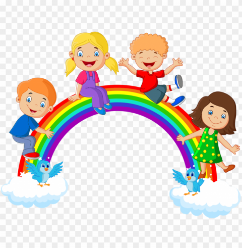 children clipart Isolated Illustration in HighQuality Transparent PNG