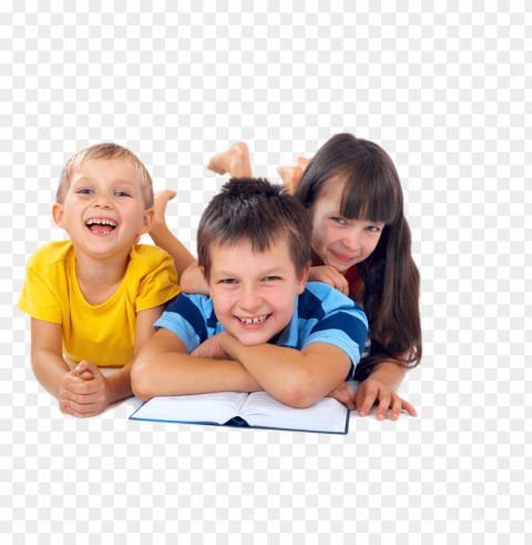 children reading PNG files with no background free
