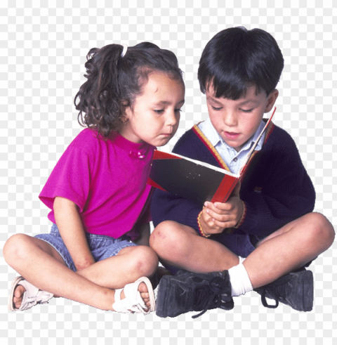 children reading PNG files with transparent canvas collection