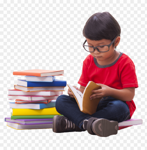 children reading PNG free download transparent background