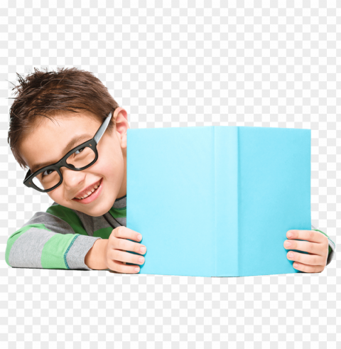 children reading Transparent Background PNG Isolated Element