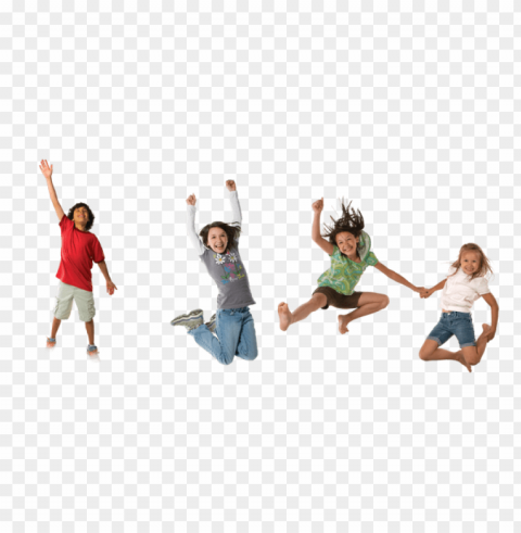 children running PNG transparent graphics for projects