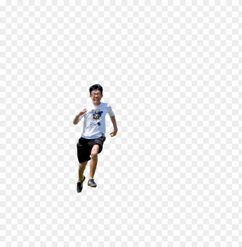 children running PNG transparent images for printing