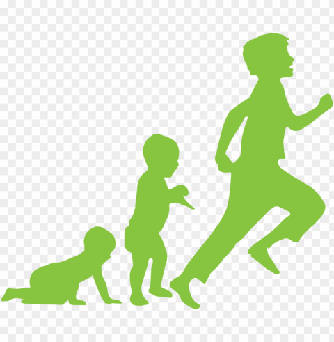 children running silhouette PNG files with no backdrop required