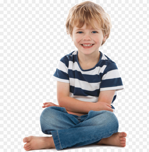 Children Sitting Isolated Icon In Transparent PNG Format