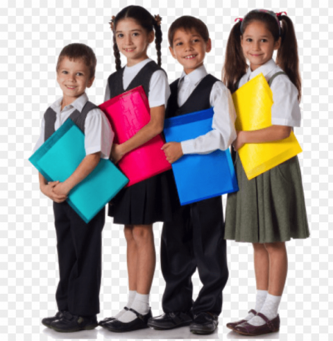 children student photo - benefits of school uniforms Isolated Graphic Element in HighResolution PNG