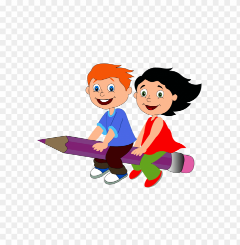 children vector Isolated Design Element in PNG Format