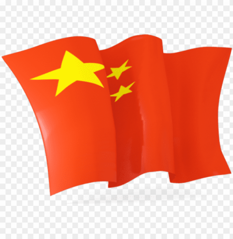 china flag waving PNG files with alpha channel