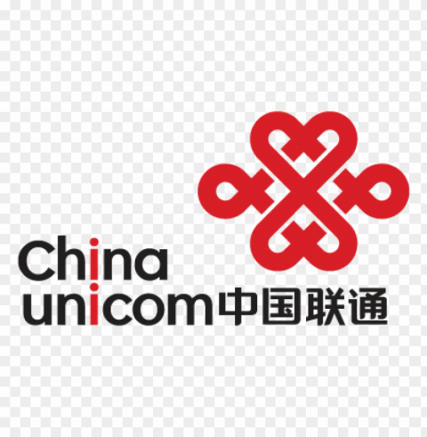 china unicom logo vector Isolated Graphic on HighResolution Transparent PNG