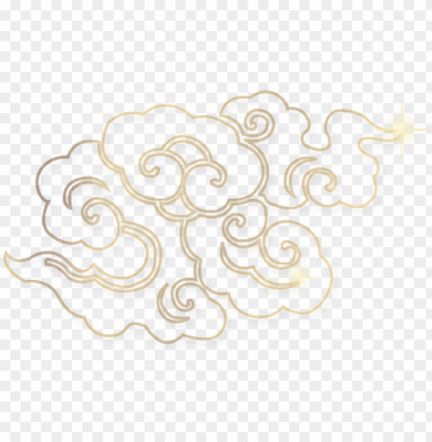 chinese clouds - chinese cloud pattern Clear Background PNG Isolated Graphic