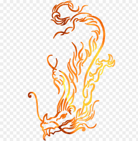 chinese dragons breathing fire download - fire dragon logo Transparent PNG Isolation of Item