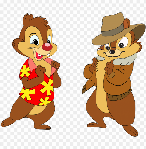 chip 'n' dale Clear Background Isolated PNG Illustration