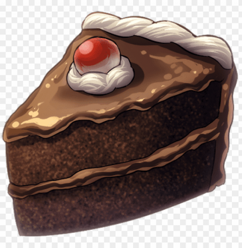 chocolate cake - cake PNG for overlays