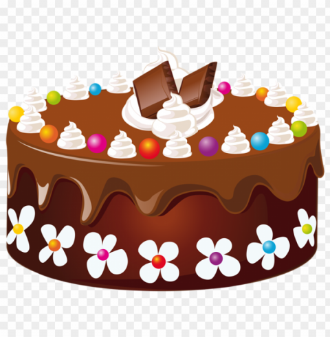 chocolate cake food hd PNG Image with Transparent Background Isolation