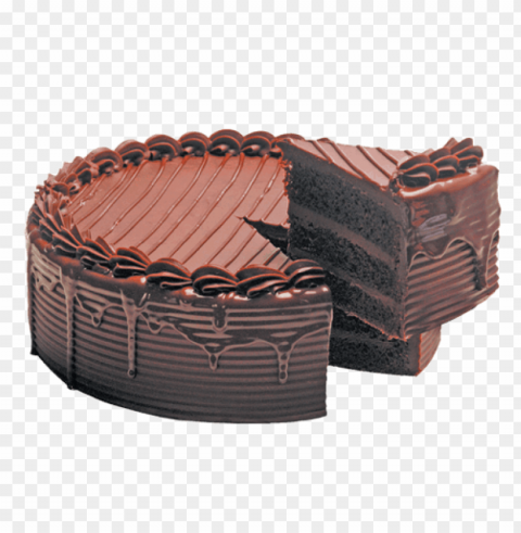 Chocolate Cake Food Wihout Background PNG Images For Graphic Design