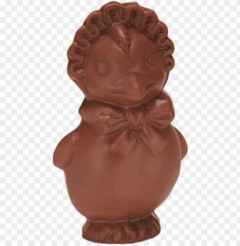 chocolate chickadee with bonnet in milk chocolate or - carvi Free PNG transparent images