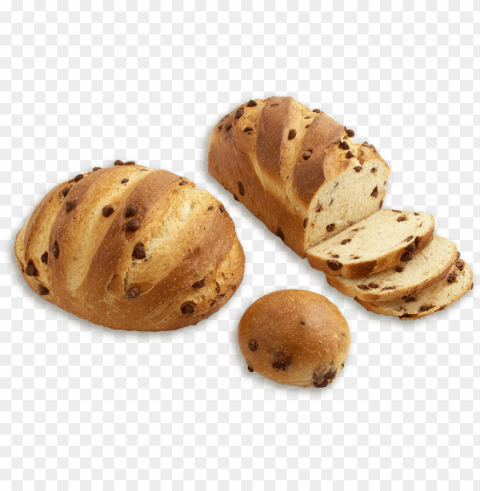chocolate chip bread - bu Isolated Artwork on Transparent PNG