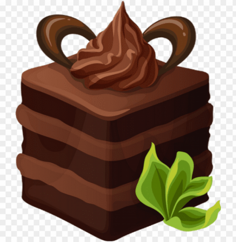chocolate dessert drawings PNG with no cost