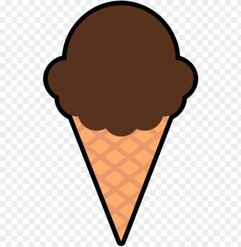 chocolate ice cream cone HighResolution Transparent PNG Isolated Element PNG transparent with Clear Background ID 31a5af99