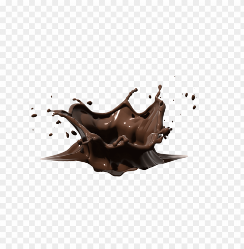 chocolate milk splash Transparent PNG Isolated Graphic with Clarity
