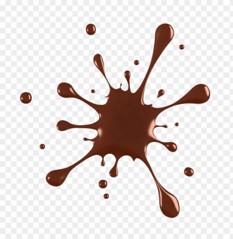 chocolate milk splash Transparent PNG Isolated Object Design