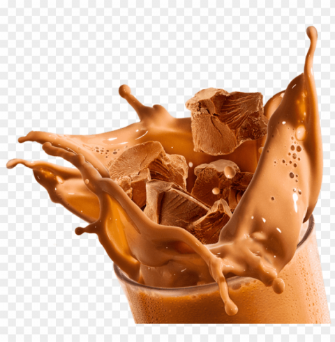 chocolate milk splash Transparent PNG Isolated Subject Matter
