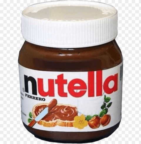 Chocolate Nutella Transparent PNG Isolated Graphic Detail