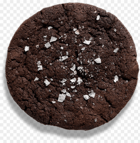chocolate sea salt - cookie PNG Image Isolated with Transparency