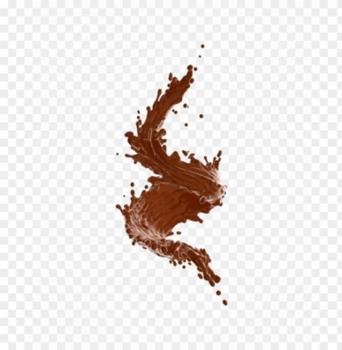 chocolate splash transparent image - graphic desi HighQuality PNG Isolated Illustration