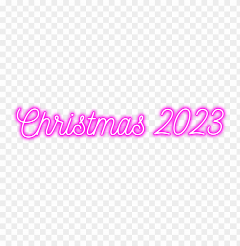 christmas 2023 3d neon pink PNG graphics - Image ID 84c18ea9