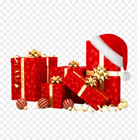 christmas gifts Transparent background PNG photos